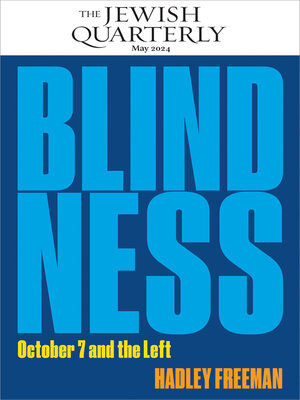 cover image of Blindness